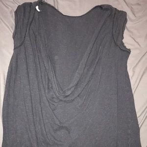 Free People Scoop Back Tee